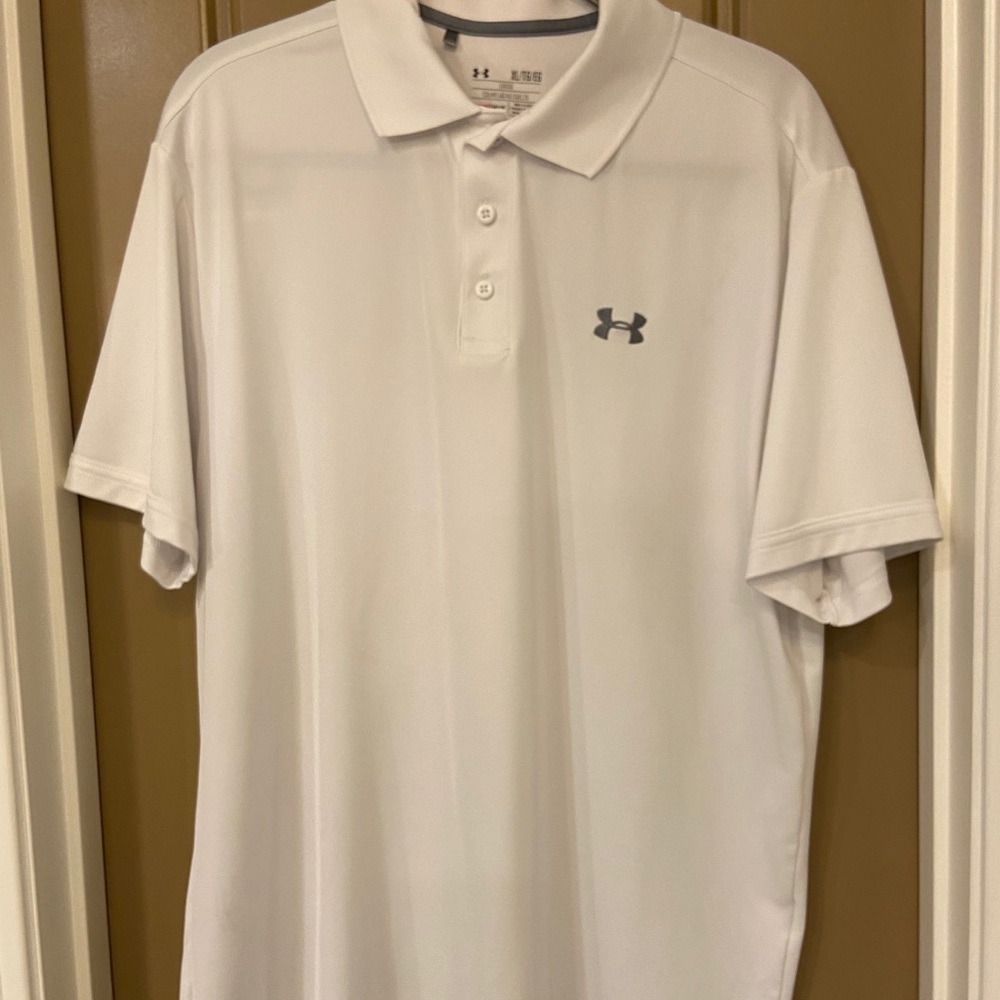 Under Armour Men’s White Polo Shirt